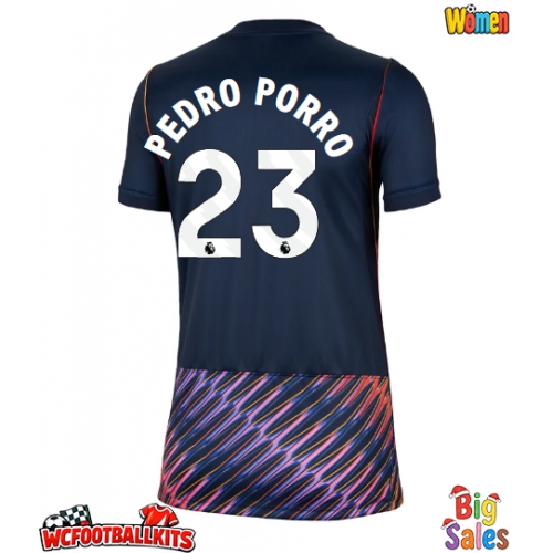 Tottenham Hotspur Pedro Porro #23 Replica Away Stadium Shirt for Women 2026-27 Short Sleeve